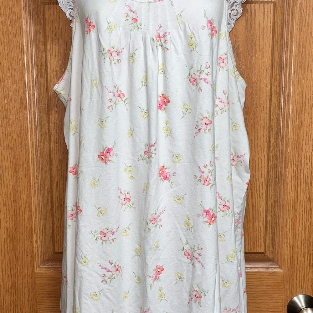 Midnight by Carole Hochman Floral Nightgown